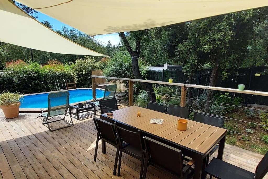 Villa Garrigue - Piscine, Parking, Maison Entiere Beaulieu  Exterior foto
